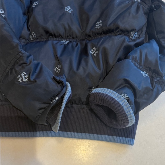 Juicy Couture Dark Blue Kids Puffer Jacket - Picture 7 of 8
